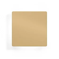 Wandarmatuur MILES WALL SURF 2.0 CARRÉ IP20, champagne dimbaar