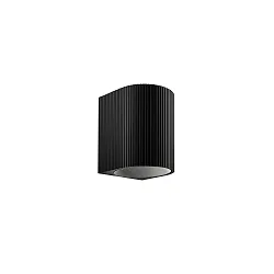 wall luminaire TRACE WALL SURF 1.0 IP20, black matt dimmable