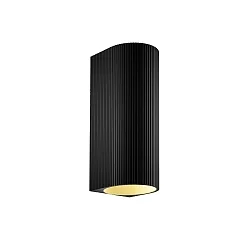 Wandarmatuur TRACE WALL SURF 2.0 IP20, champagne, zwart mat dimbaar