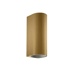Wandarmatuur TRACE WALL SURF 2.0 IP20, champagne, zwart mat dimbaar