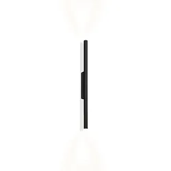 Wandarmatuur TRACE SLIM WALL SURF 1.0 IP20, zwart mat dimbaar