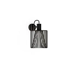 Wandarmatuur WIRO 1.8 WIRO WALL SURF E27 IP20, zwart 