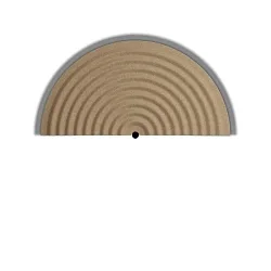 decorative element TAPIS SOFT WALL SURF 2.1, beige