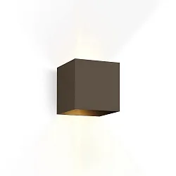 Wandarmatuur BOX 2.0 up down IP20, brons dimbaar