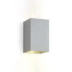 Wandarmatuur BOX WALL SURF 4.0 IP20, aluminium geborsteld dimbaar