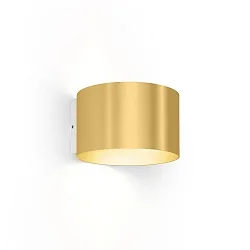 LED Wall luminaire RAY 2.0, Up&Down, 2x 3W 1800-2850K, dimmable, angle adjustable, gold