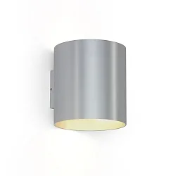 Wandarmatuur RAY WALL SURF 4.0 IP20, aluminium geborsteld dimbaar