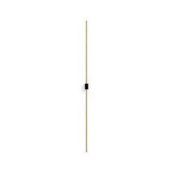 Wandarmatuur FINLIN WALL SURF 2.0 IP20, champagne, zwart mat dimbaar