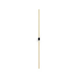 Wandarmatuur FINLIN 2.0 IP20, goud, zwart dimbaar
