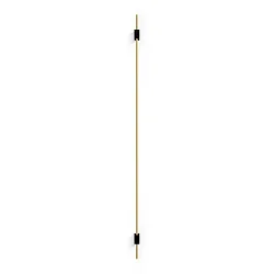 Wandarmatuur FINLIN WALL SURF 3.0 IP20, champagne, zwart mat dimbaar