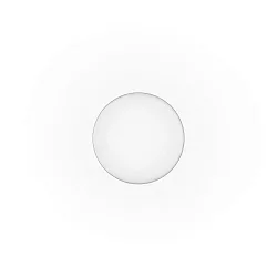 Spiegelarmatuur PERLEZ CLIP IP44 1.0 - Ø 13CM IP44, wit dimbaar