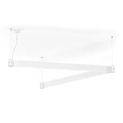 Pendelarmatuur ELLO SYSTEM 1.0 IP20, wit mat dimbaar