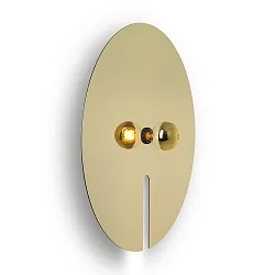 Wandarmatuur MIRRO WALL 3.0 E27 IP20, goud dimbaar