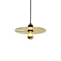 Pendelarmatuur MIRRO 1.0 klein E27 IP20, goud dimbaar