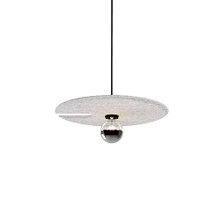 Pendelarmatuur MIRRO SOFT CEILING SUSP 2.0 E27 IP20, grijs, marmer 