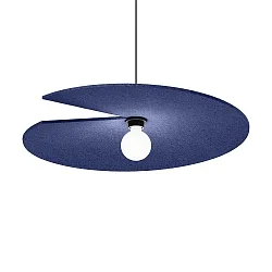 Pendelarmatuur SPIRRA SOFT 1.0 E27 IP20, indigoblauw
