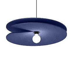Pendelarmatuur SPIRRA SOFT 2.0 E27 IP20, indigoblauw