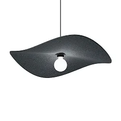 Pendelarmatuur WAVE SOFT 1.0 E27 IP20, antraciet