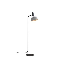 Floor lamp ROOMOR 1.0 PAR16, GU10, deep black, with cord switch, with shade 2.0