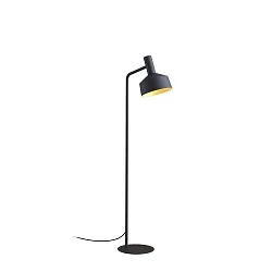 Staande lamp ROOMOR FLOOR 1.2 - PAR16 / SHADE 2.0 met schakelaar, met stekker, instelbaar GU10 IP20, goud, gitzwart 