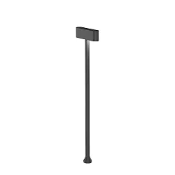 Buitenlamp KIOSK 1.2 2-vlams, instelbaar, zonder basis IP65, antraciet, mat dimbaar