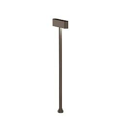 Buitenlamp KIOSK 1.2 2-vlams, instelbaar, zonder basis IP65, brons, mat dimbaar
