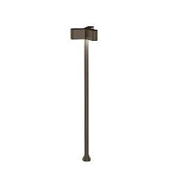 Buitenlamp KIOSK 1.3 3-vlams, instelbaar, zonder basis IP65, brons, mat dimbaar