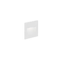 Wandinbouwarmatuur ORIS OUTDOOR WALL REC 0.8 down, constante stroom, indirect IP65, wit mat 
