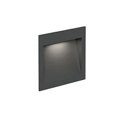 Inbouwarmatuur voor buiten ORIS OUTDOOR WALL REC 1.3 down, constante stroom, indirect IP65, antraciet 