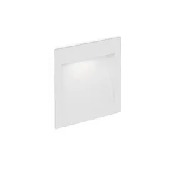 Inbouwarmatuur voor buiten ORIS OUTDOOR WALL REC 1.3 down, constante stroom, indirect IP65, wit mat 