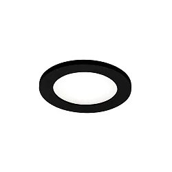 Inbouwarmatuur voor buiten INTRA 1.0 OPAL IP65, zwart dimbaar