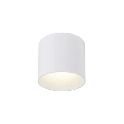 Plafondarmatuur voor buiten BOX OUTDOOR CEILING SURF 1.0 IP65, wit mat dimbaar