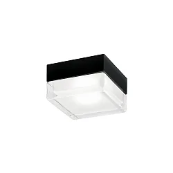 Plafondarmatuur BLAS 2.0 hoekig, opbouwversie IP65, mat, gitzwart dimbaar