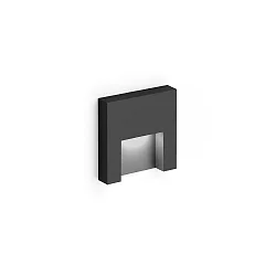 Inbouwarmatuur voor buiten RETO OUTDOOR WALL REC 0.8 IP65, antraciet 