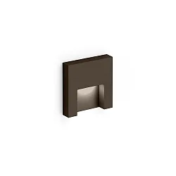 Inbouwarmatuur voor buiten RETO OUTDOOR WALL REC 0.8 IP65, brons 