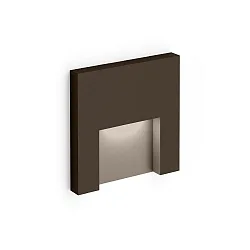 Inbouwarmatuur voor buiten RETO OUTDOOR WALL REC 1.3 IP65, brons 