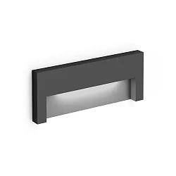 Inbouwarmatuur voor buiten RETO OUTDOOR WALL REC 2.0 IP65, antraciet 