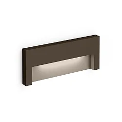 Inbouwarmatuur voor buiten RETO OUTDOOR WALL REC 2.0 IP65, brons 