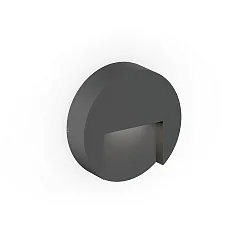 Wandarmatuur voor buitenshuis RETO ROUND WALL SURFACE OUTDOOR 1.3 rond IP65, antraciet dimbaar