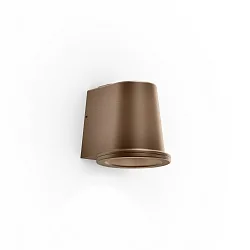 outdoor wall luminaire CLASCO 1.0 IP65, bronze dimmable