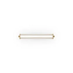 Wandarmatuur voor buitenshuis RIBELLE IP65 OUTDOOR 1.0 IP65, champagne dimbaar