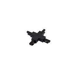 1-fase X-connector, zwart