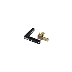 L-connector STREX 48V mechanical, champagner, black