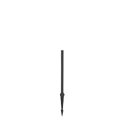 Lampvoet KIOSK POLE 400, antraciet