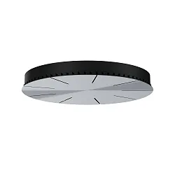 ceiling canopy 9-fold, aluminium, black