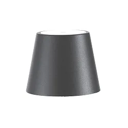 Lampenkap POLDINA, donkergrijs