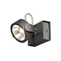 KALU LED 1 Wall and Ceiling luminaire, 60�, black