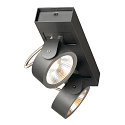 SLV KALU LED 2 Wall and Ceiling luminaire, 60�, black