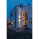 SLV Wandarmatuur voor buitenshuis ROX WALL OUT UP/DOWN QPAR11 GU10 IP44, aluminium geborsteld dimbaar