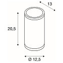 SLV Wandarmatuur voor buitenshuis ROX WALL OUT UP/DOWN QPAR11 GU10 IP44, aluminium geborsteld dimbaar